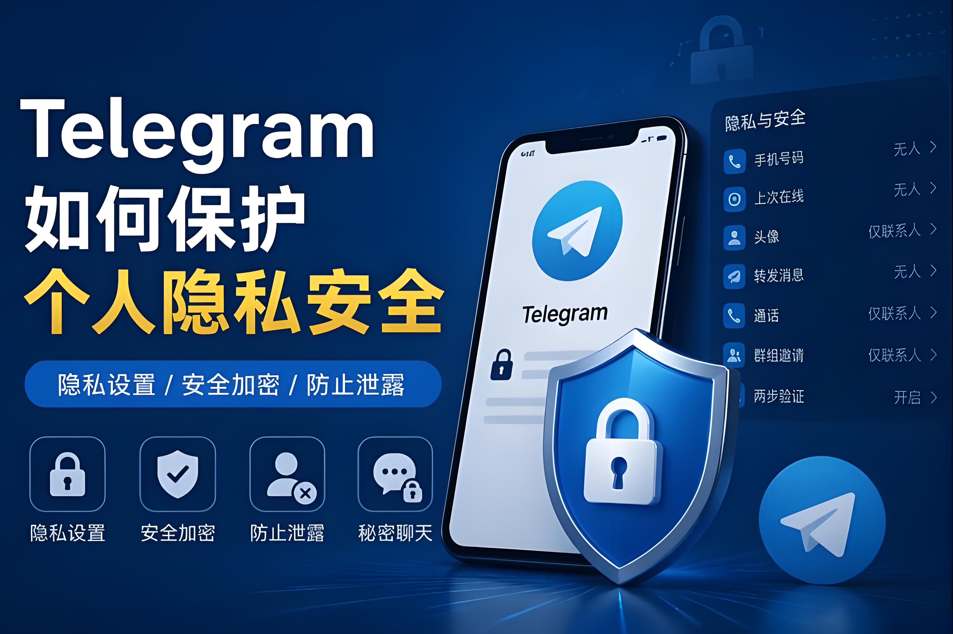 Telegram怎麼防止個人隱私洩露？